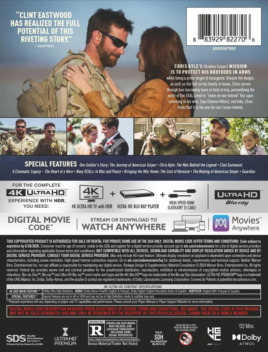 American Sniper (4K UHD Steelbook) - Image 2