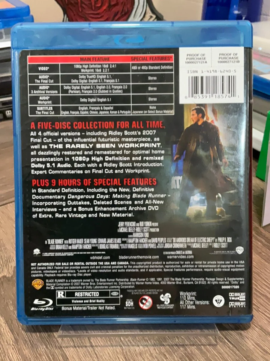 Blade Runner 5 Disc Complete Collector's Edition USED - Image 2