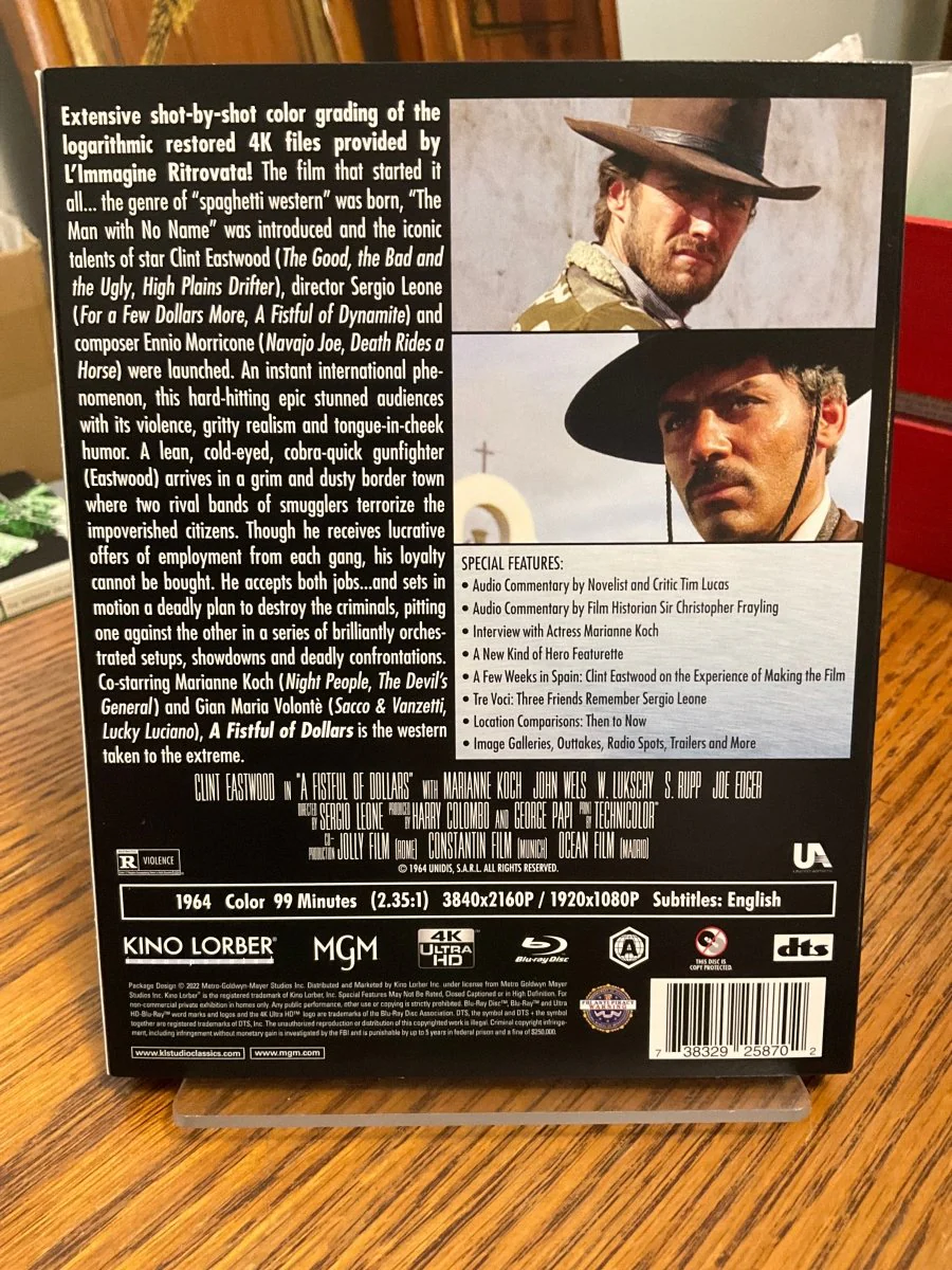 A Fistful of Dollars (4K UHD) w/SLIP USED - Image 2