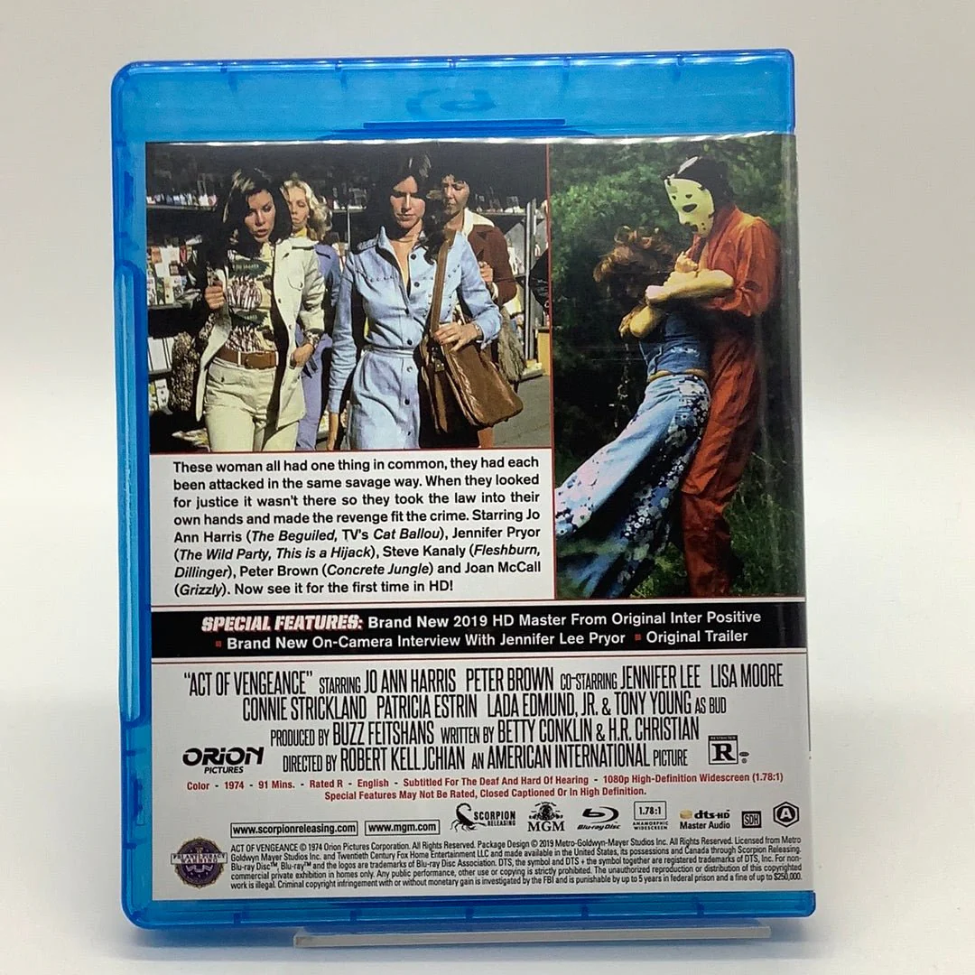 Act of Vengeance (1974) USED - Image 2