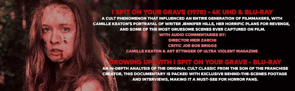 I Spit On Your Grave: The Ultimate Triple Disc Edition (4K UHD, Limited Edition with Art Cards, Region Free/B) w/ SLIP - Image 2