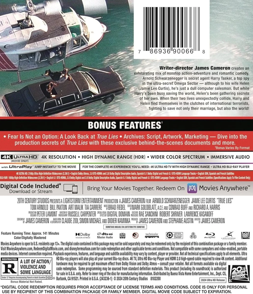 True Lies (4K UHD) w/SLIP - Image 2