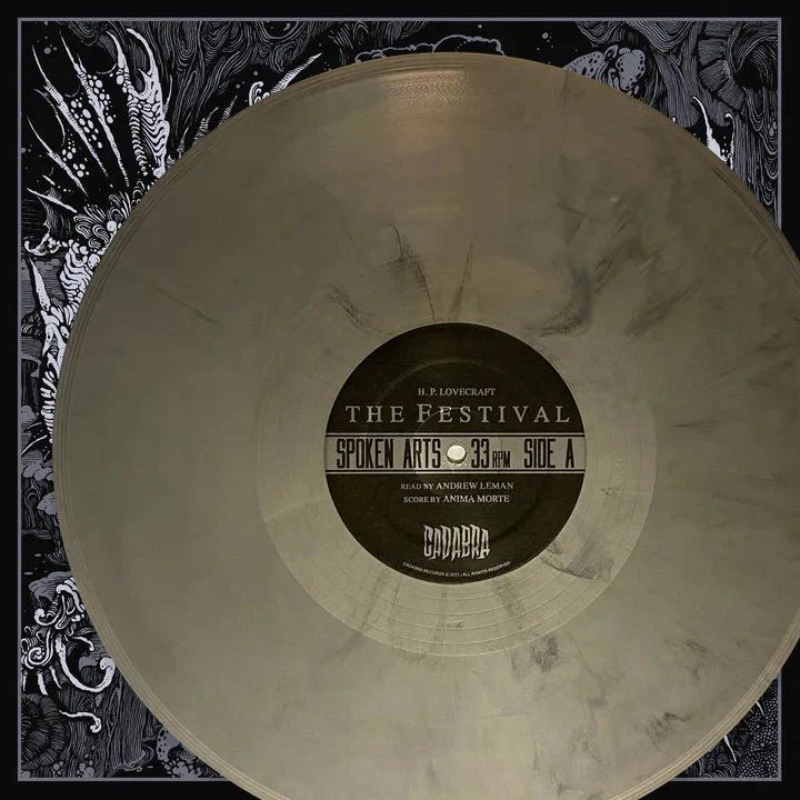 H.P. Lovecraft's The Festival - Read by Andrew Leman, Score by Anima Morte (Vinyl LP) - Image 3
