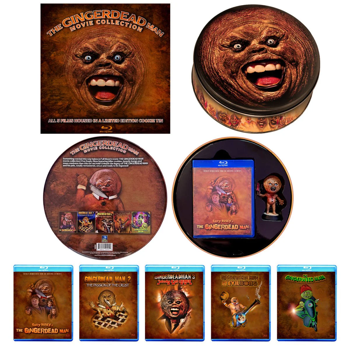 The Gingerdead Man Movie Collection (Limited Edition Cookie Tin) *see notes - Image 2