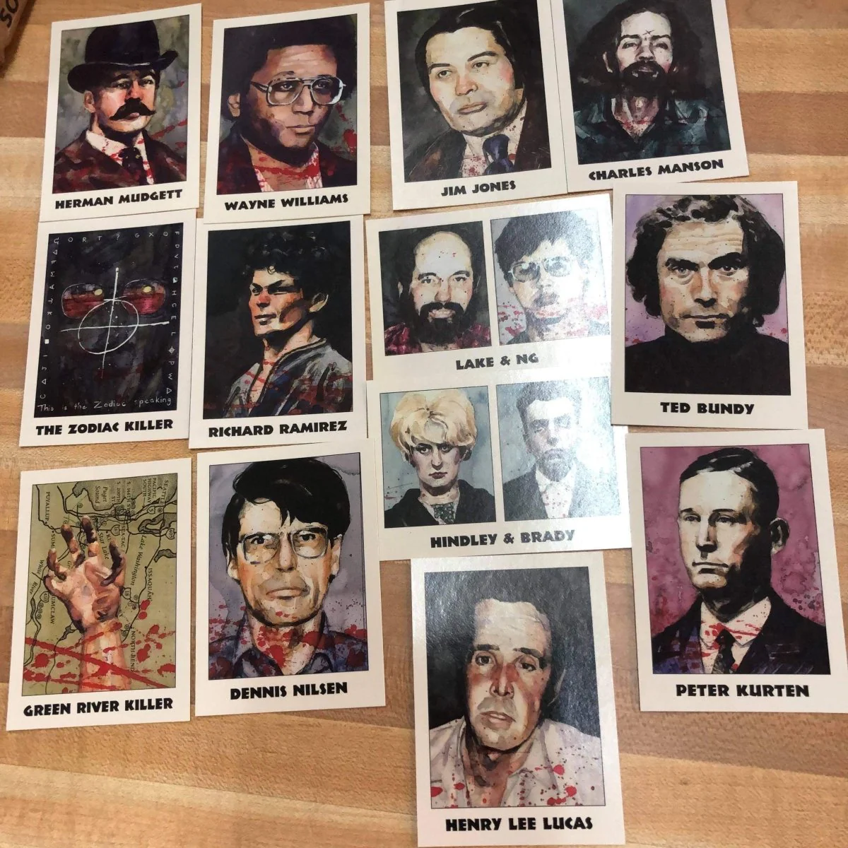 True Crime Trading Cards - Image 2