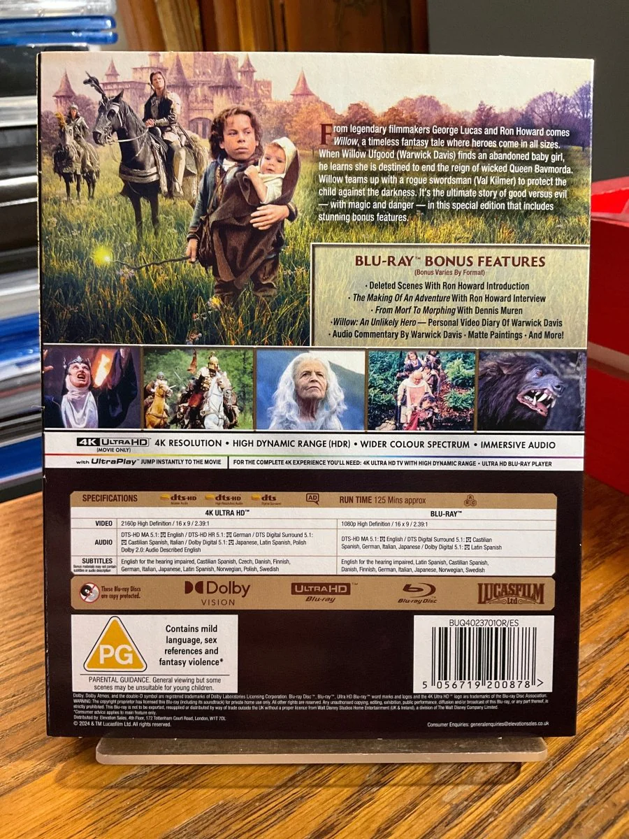 Willow (UK 4K UHD, Region Free/B) w/SLIP USED - Image 2